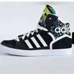 Adidas  Extaball High-top sneaker with multicolor butterfly print. Photo 1