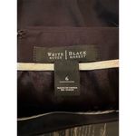 White House | Black Market White House Black Embroidered Market Women's Black Floral Pencil Skirt Size 6 Photo 5