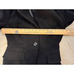 IVANA Milano Women Black Tweed Blazer Jacket Size 8 Single Button Photo 8