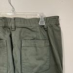 J.Jill Cargo Pants 15P Sage Green Stretch Embroidered Pockets Ankle Utility Size 16 Photo 6