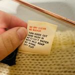 Vintage Grandma White Pink Crewneck Floral Embellished Design Sweater Size M Size M Photo 9