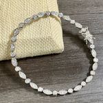 Silver CZ Tennis Bracelet Photo 0