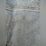 Madewell Mom Jeans Light Blue Distressed Straight Frayed Jeans Size 28 Photo 6