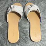 Rothy’s The Knot Sandals Cream Bow Slide Sandals Sz8 Tan Size 8 Photo 6