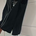 Adrianna Papell Vintage Silk Black Embroidered Floral Side Zip Blouse Size 8 Photo 4