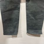 Hudson Jeans Collin Mid Rise Skinny Ankle Camo Women's Size 27 Green Denim Photo 3