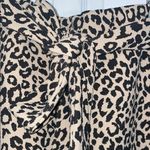 Nasty Gal Black and Brown Ruffled Skirt with Tie Front Photo 2