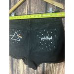 Pink Floyd  Women Jeans Short Size Large Black Rock Band Rainbow Photo 1