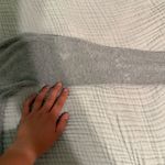 Brandy Melville Henley Long Sleeve Grey Top Photo 3