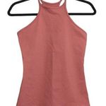 Buff Bunny Womens Tank Top Pink Sleeveless Halter Neck Stretch Racer Back M Photo 0