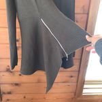 Kate & Mallory  Army Green Zipper Accent Cardigan Size Medium Photo 3