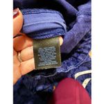 Anthropologie the essential skinny burnout velvet pant purple size 8 Photo 3