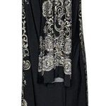 Sandra Darren Dress L Shift Knee Length Black Stretch Flare Sleeve Career Office Photo 1