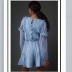 Anthropologie Hutch Long Sleeved Frilled Romper Sky Blue Size M NEW Photo 11