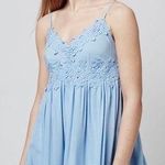 Topshop  Baby Doll Blue Dress Photo 0