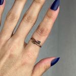 Source Unknown Dainty Copper Tone Arrow Shaped Wrap Ring Bohemian Jewelry Size 5 - 5.5 NWOT Photo 7