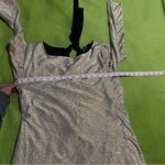 Gold long sleeve dress Photo 5