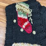 Vintage Tiara International Embroidered Christmas Sweater Vest Photo 4