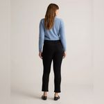 Quince NWT Luna Stretch Slim Straight Jeans in Black Women’s Sz 28 (26” inseam) Photo 4