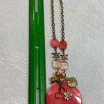 Beachy Look Necklace. Coral Color Center Accent. Photo 5