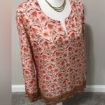 April Cornell 100% washable silk tunic Size M Photo 3