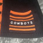 VTG BellePointe OSU Cowboys Sweater Vest Large Black Orange Knit Ramie Cotton Photo 1