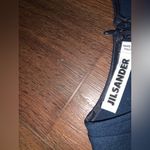 Jil Sander  navy long sleeve formal dress evening designer Holiday classic $650 Photo 5