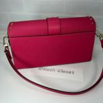 Michael Kors Rubin Red Greenwich Medium Studded Shoulder Bag Photo 4