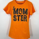 SeaWorld Momster Halloween Glitter Tee Orange Size L Photo 0