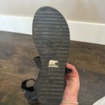 Sorel Black Sandals Leather Photo 1