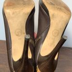 Michael Kors  Women's Peep Toe 4" Stiletto Heel Ankle Boots Brown Size 9M Photo 10