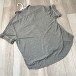 Cozy Earth Top bamboo stretch knit long sleeve pajama womens Gray medium lounge Photo 6