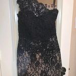 Mori Lee Black Lace Dress  Photo 1