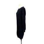 Maison Martin Margiela Charcoal Gray Drape Front Wool Sweater Dress Size‎ Medium Photo 4
