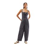 Free People Leonie Menswear Wool Barrel Overalls size medium Photo 2