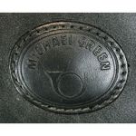 Vintage Michael Dark Green Leather Purse/Belt Pouch Crossbody Photo 3