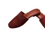 A New Day maroon suede slide on shoes Photo 1