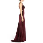 La Femme 24317 Velvet Sweetheart Neck Strappy Back Gown Photo 9