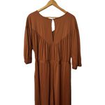 Eloquii NWT Rust Brown Wide Leg Jumpsuit Women’s Size 14/16 Dressy Evening Photo 4