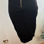 Haute Monde Black Lace Midi Dress Photo 4