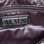 MMS Black Tan Tribal Vegan Leather Casual Clutch Purse Minimalist Sleek Classic Photo 6