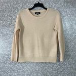 Lulus Women's Light Tan Casual Minimalist Acrylic Sweater - Size XS - Round Neck Photo 0
