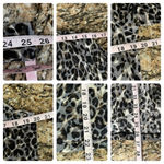 Calvin Klein women's cardigan size L casual animal print chetah waterfall Photo 4