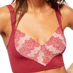 Free People  Intimately Burgundy Love Story Soft Wire Free Bralette Size Small Photo 0