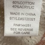 Sincerely Jules‎ Crochet Sweater L Cream Long Sleeve Floral Patch Cottage Boho Size L Photo 6