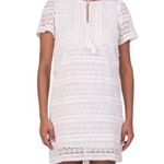 margaret o'leary Margaret O’Leary White Lace & Fringe Dress Photo 0