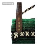 Free People Vintage  Green Southwest Inspired Print Crossbody Bag Photo 7