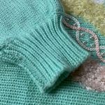 Jaclyn Smith Vintage  Fairy Granny Core Knitted Pastel Beaded Sweater Photo 6