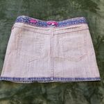 Vigoss  Denim Mini Skirt Embellished 5/6 28 Photo 6
