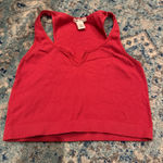 Bozzolo  Red Crop Top Tank Photo 0